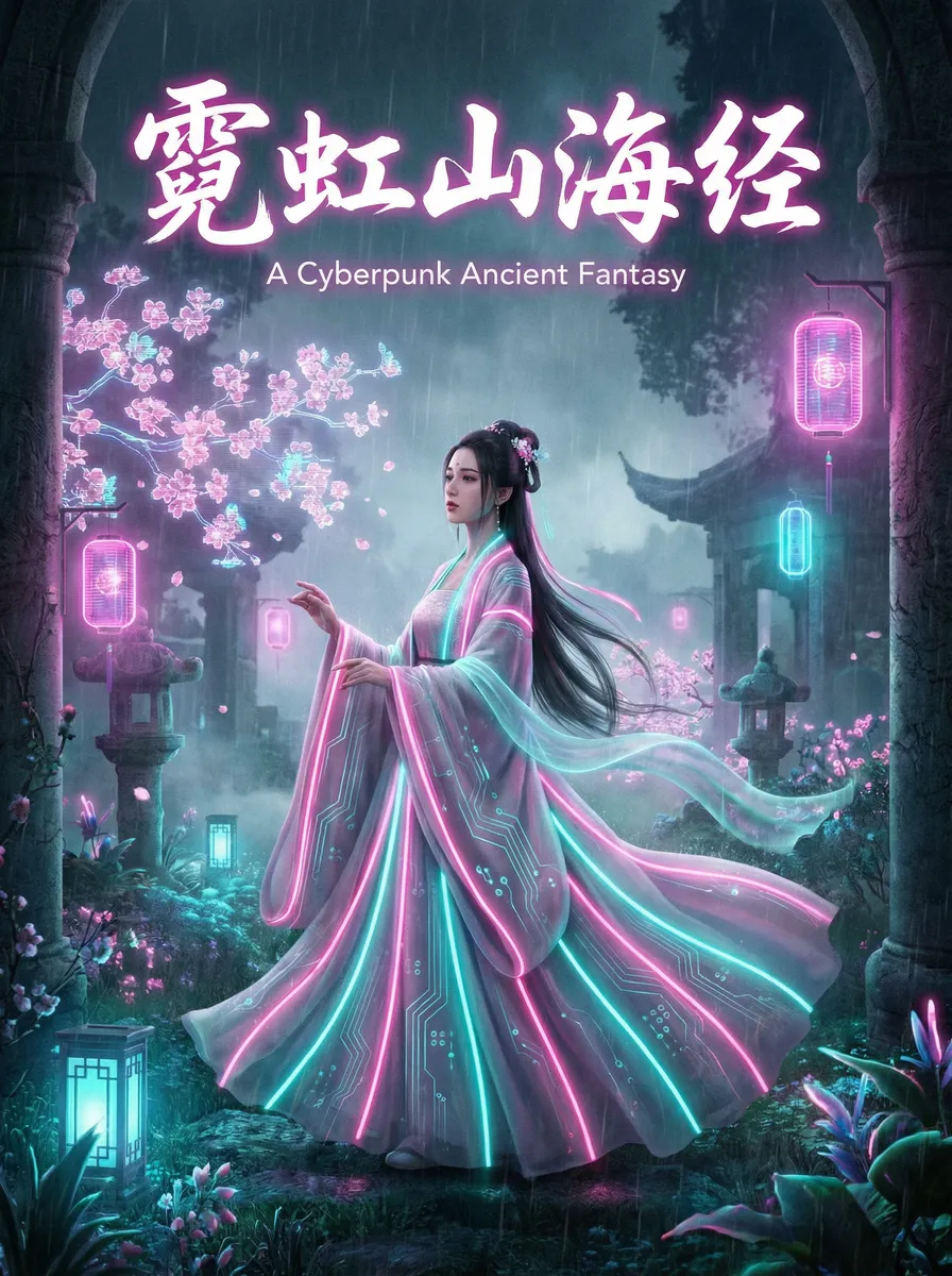 老奶奶BGMBB 古风奇缘短剧 - 霓虹山海经海报